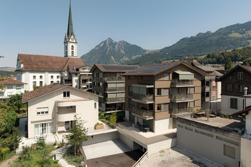 Melk Durrer Kerns Neubau MFH Roessligasse 10
