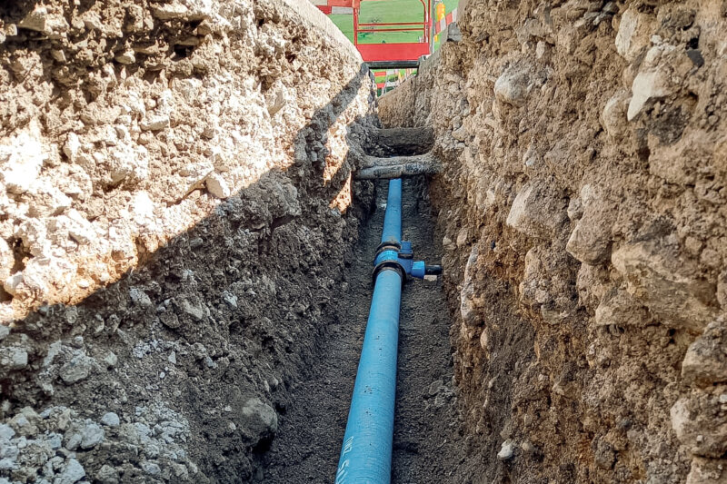 Melk Durrer Ennetmoos Ersatzbau Wasserleitung Gruobstrasse 02